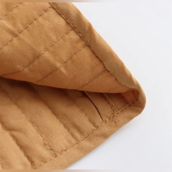 NEW ZARA - Indigenous Inspired Tan Embroidered Vest Size Large - Picture 7 of 11